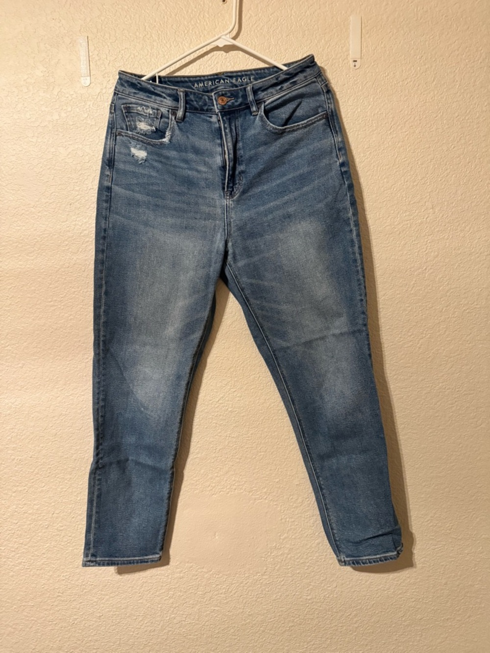 American Eagle Outfitters Cropped Mom Jeans Size 8